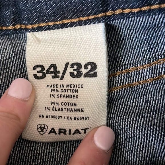 NWOT Men’s Ariat M5 Low Rise Straight Leg 34/32 flex stretch - Picture 3 of 5